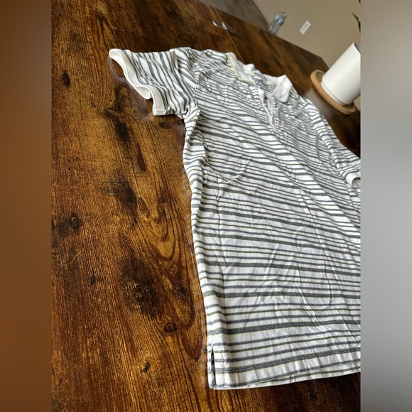 Calvin Klein women striped Polo Shirt - Gray‎ - Picture 6 of 7